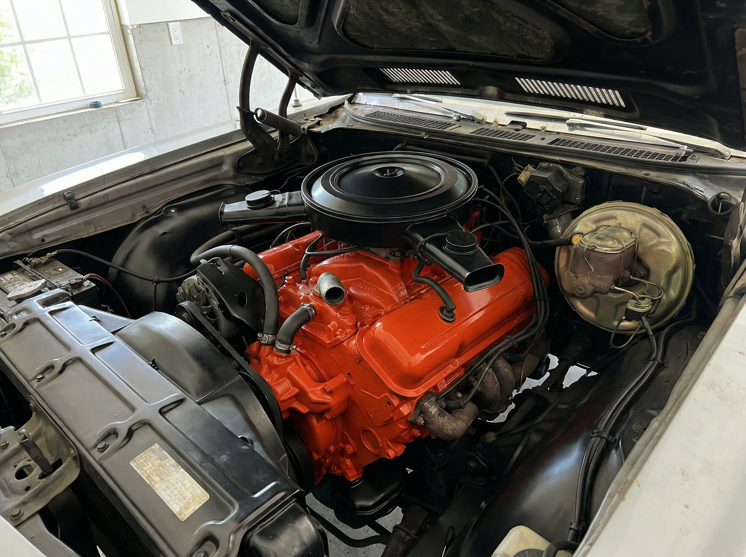 Classic vehicle after concours dry ice blasting preparation — show-ready detail, Canyon Dry Ice Blasting