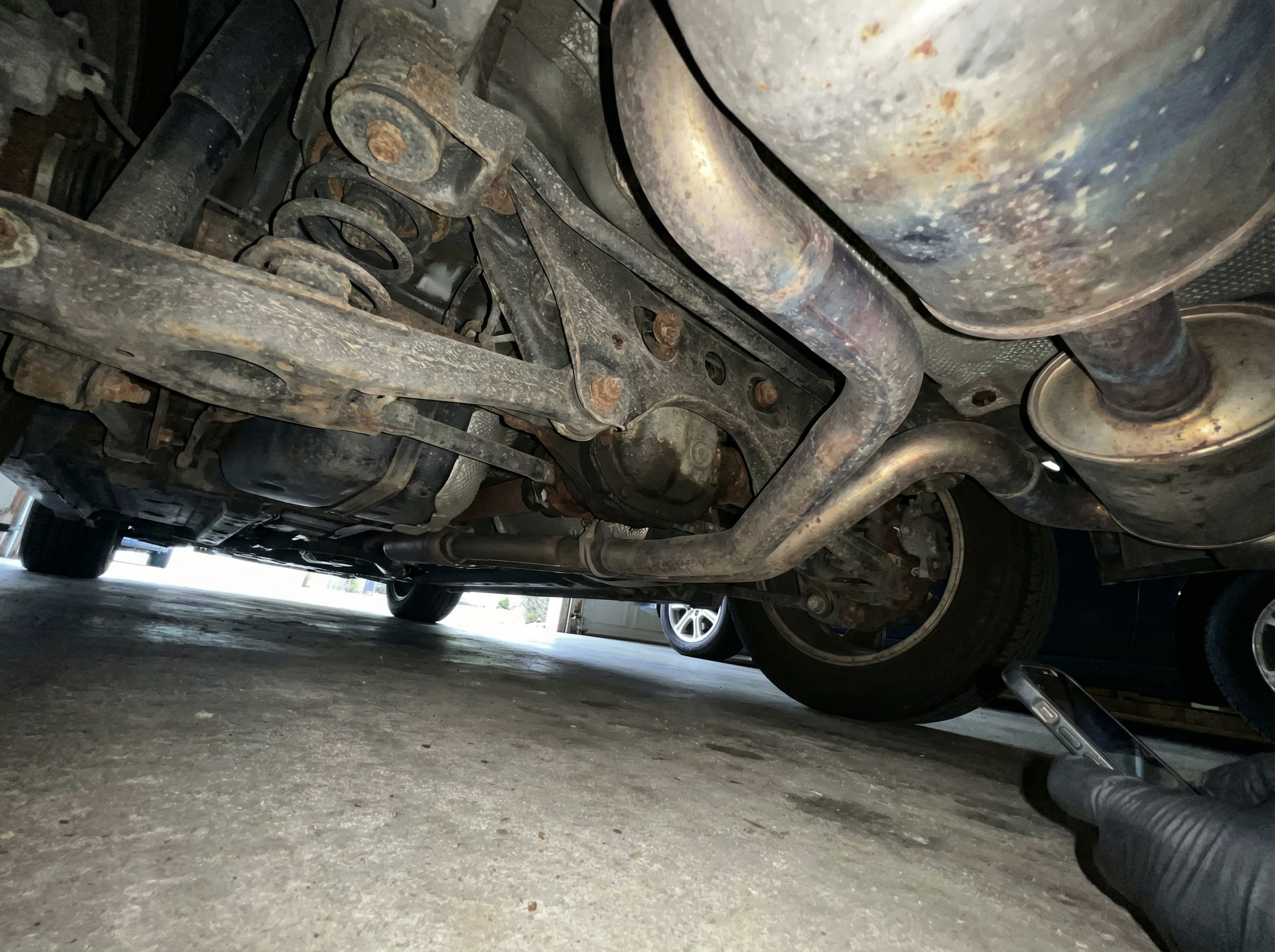 Vehicle before pre-sale dry ice blasting preparation — Canyon Dry Ice Blasting